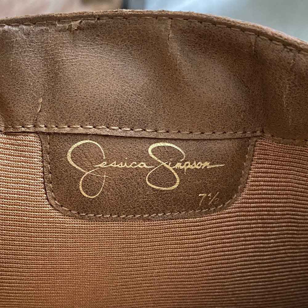 Jessica Simpson Brown Heeled Boots - Picture 9 of 9